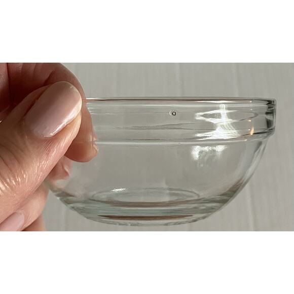 Clear Glass Individual Cooking Prep Dipping Bowls Giftco 1296 Set of 6 NOB - Picture 7 of 7